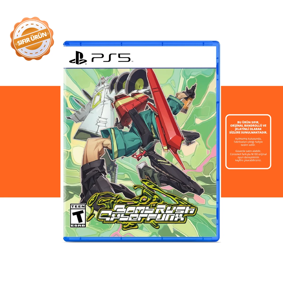 Bomb Rush Cyberfunk - PS5 Oyun [SIFIR]