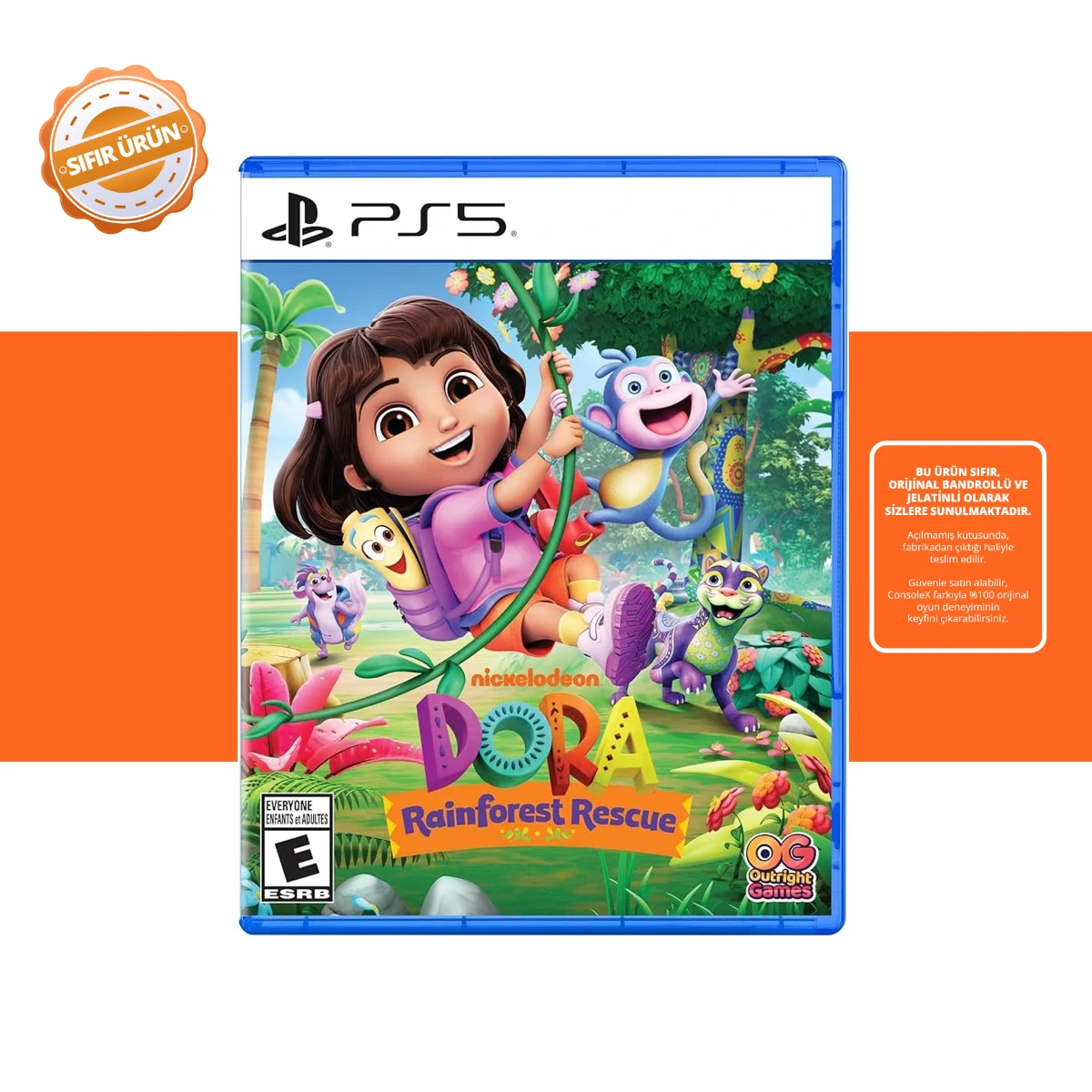 Dora Rainforest Rescue - PS5 Oyun [SIFIR]