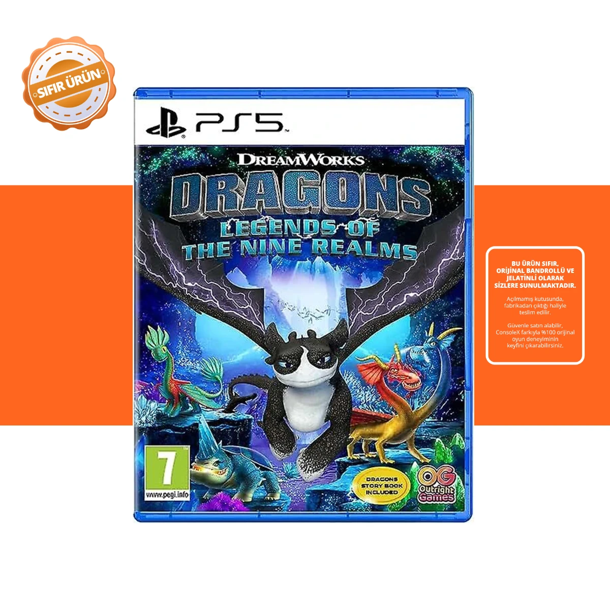DreamWorks Dragons: Legends of the Nine Realms – PS5 Oyun [SIFIR]