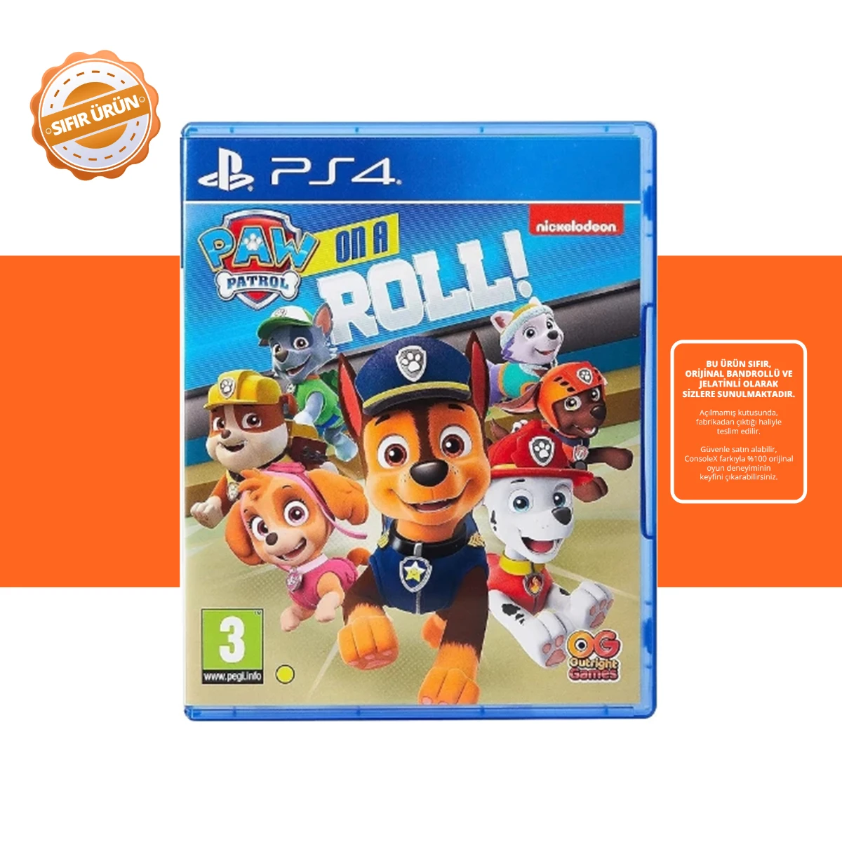 PAW Patrol On a Roll – PS4 Oyun [SIFIR]