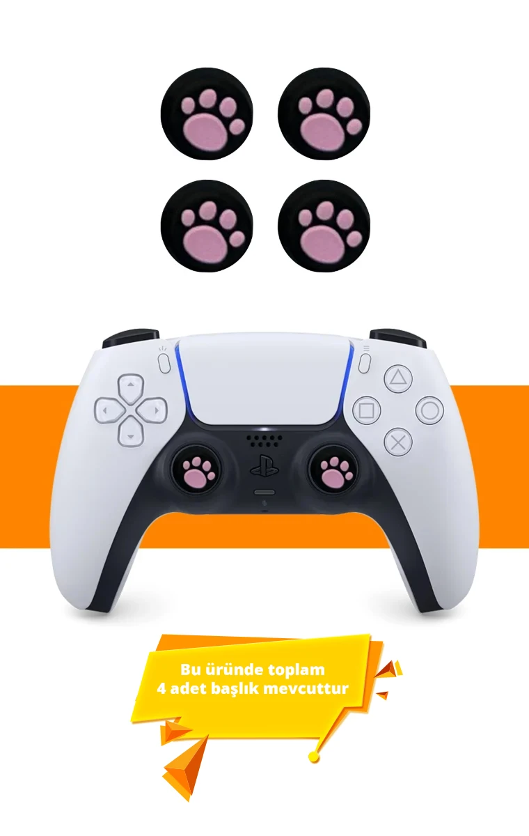 PS3, PS4, PS5, Xbox Uyumlu Analog Stick Koruyucu - CLT-70 - 4’lü Set