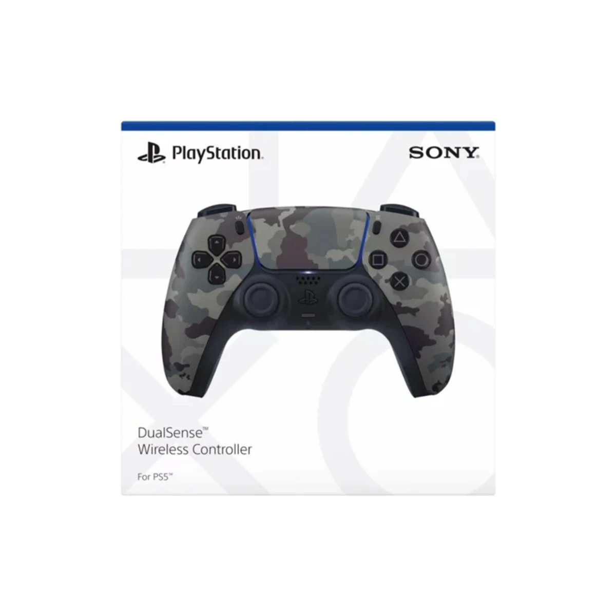 Sony PS5 DualSense Kablosuz Oyun Kolu – Gray Camouflage (Gri Kamuflaj)