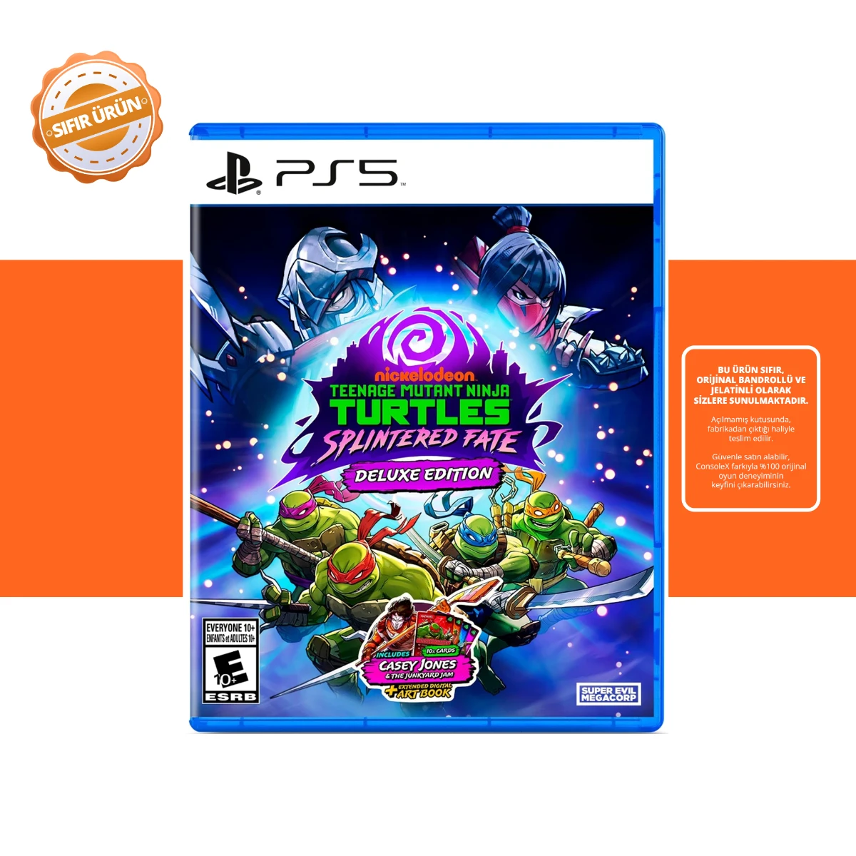 Teenage Mutant Ninja Turtles Splintered Fate Deluxe Edition - PS5 Oyun [SIFIR]