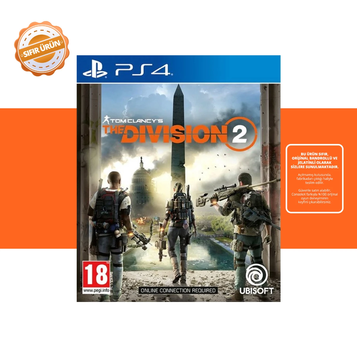 Tom Clancys The Division 2 - Ps4 Oyun [SIFIR]