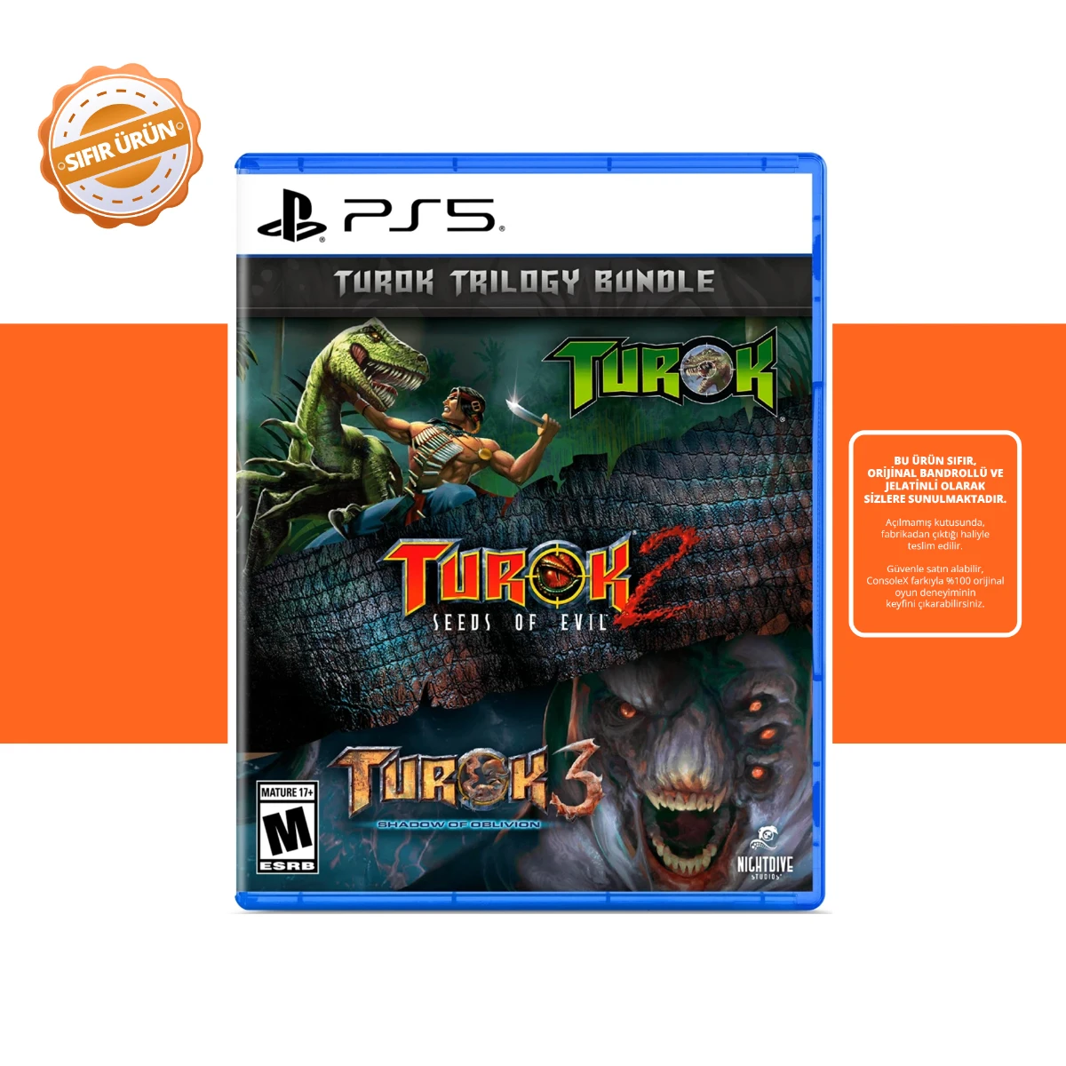 Turok Trilogy Bundle – PS5 Oyun [SIFIR]