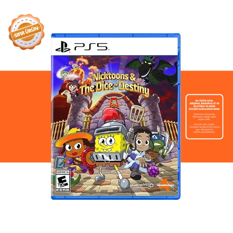 NickToons & The Dice of Destiny - PS5 Oyun [SIFIR]