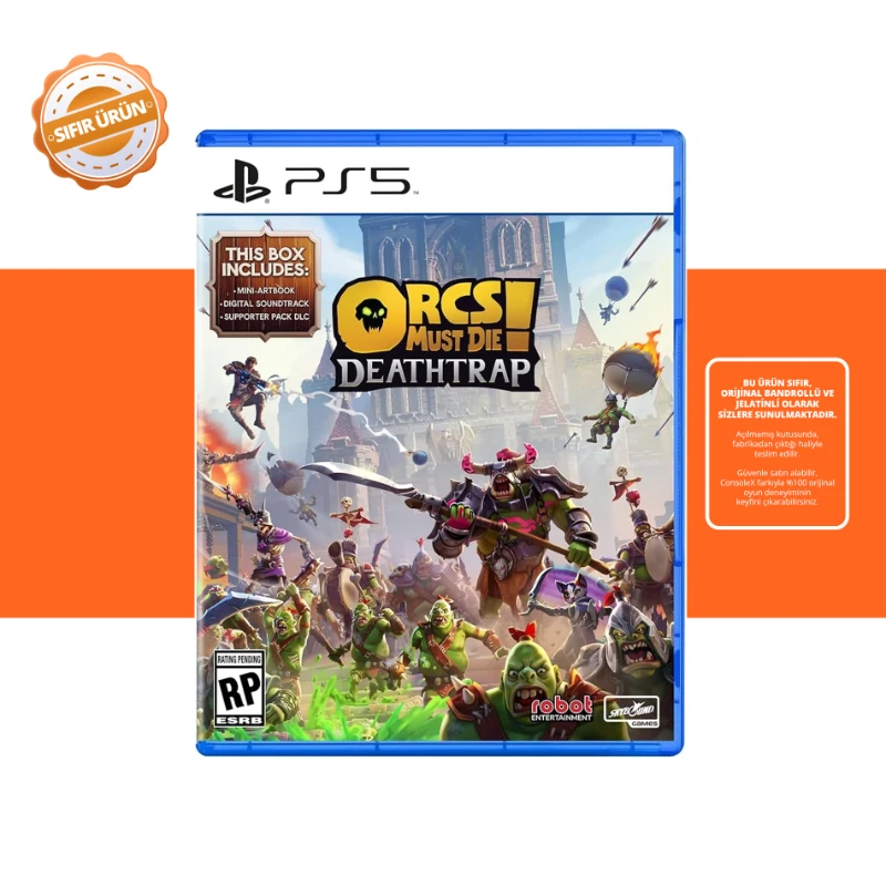 Orcs Must Die Deathtrap - PS5 Oyun [SIFIR]