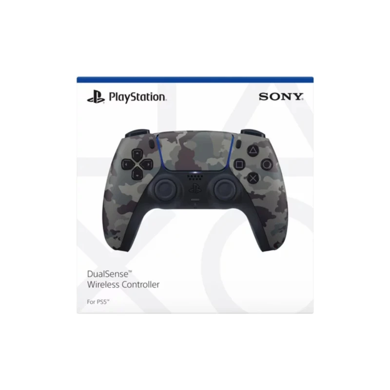 Sony PS5 DualSense Kablosuz Oyun Kolu – Gray Camouflage (Gri Kamuflaj)