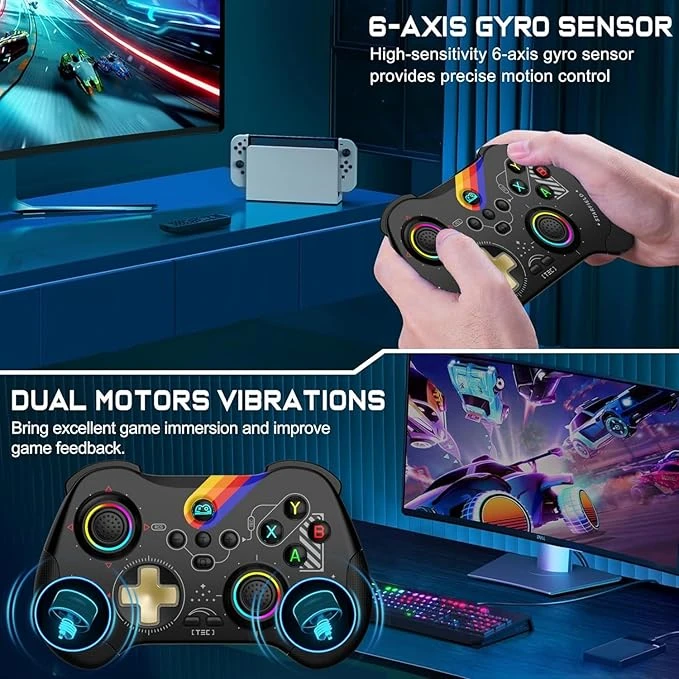 Z01-S Kablosuz Oyun Kolu – N.Switch, PC ve Android Uyumlu Gamepad -CL002