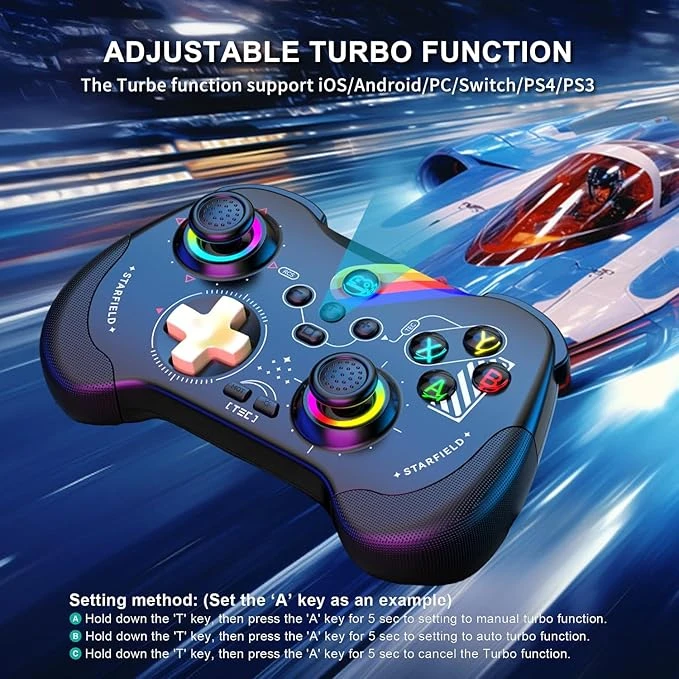 Z01-S Kablosuz Oyun Kolu – N.Switch, PC ve Android Uyumlu Gamepad -CL002