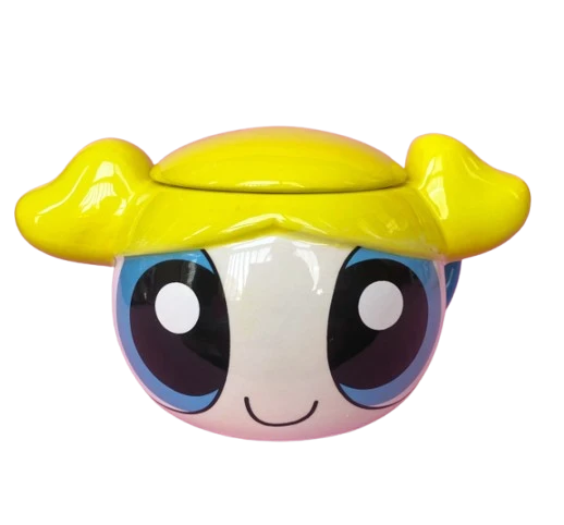 Powerpuff Girls Bubbles Sarı Saçlı Mavi Gözlü Seramik Kupa CL-PYM010-2 – ConsoleX Orijinal Ürün