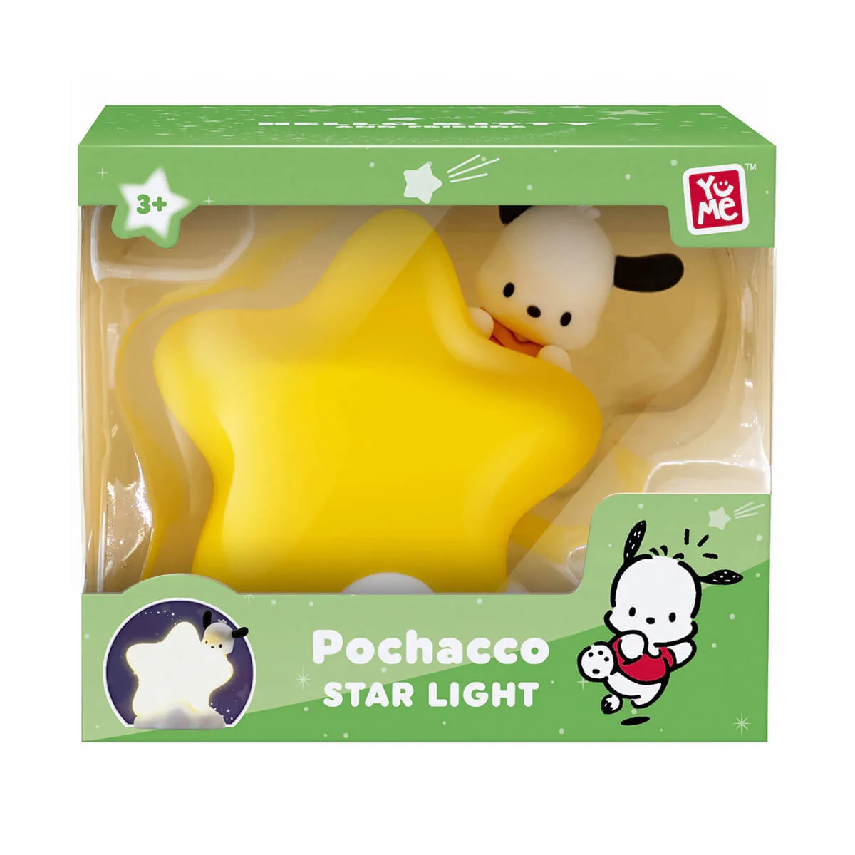 Hello Kitty Star Light Gece Lambası – Sarı Yıldız Tasarım (3+)