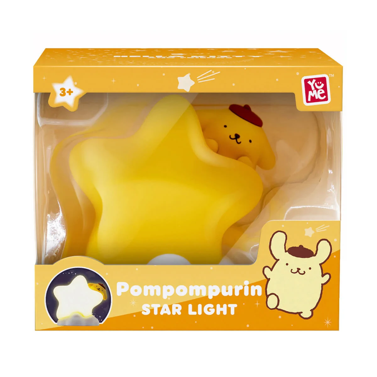 Hello Kitty Star Light Gece Lambası – Sarı Yıldız Tasarım (3+)