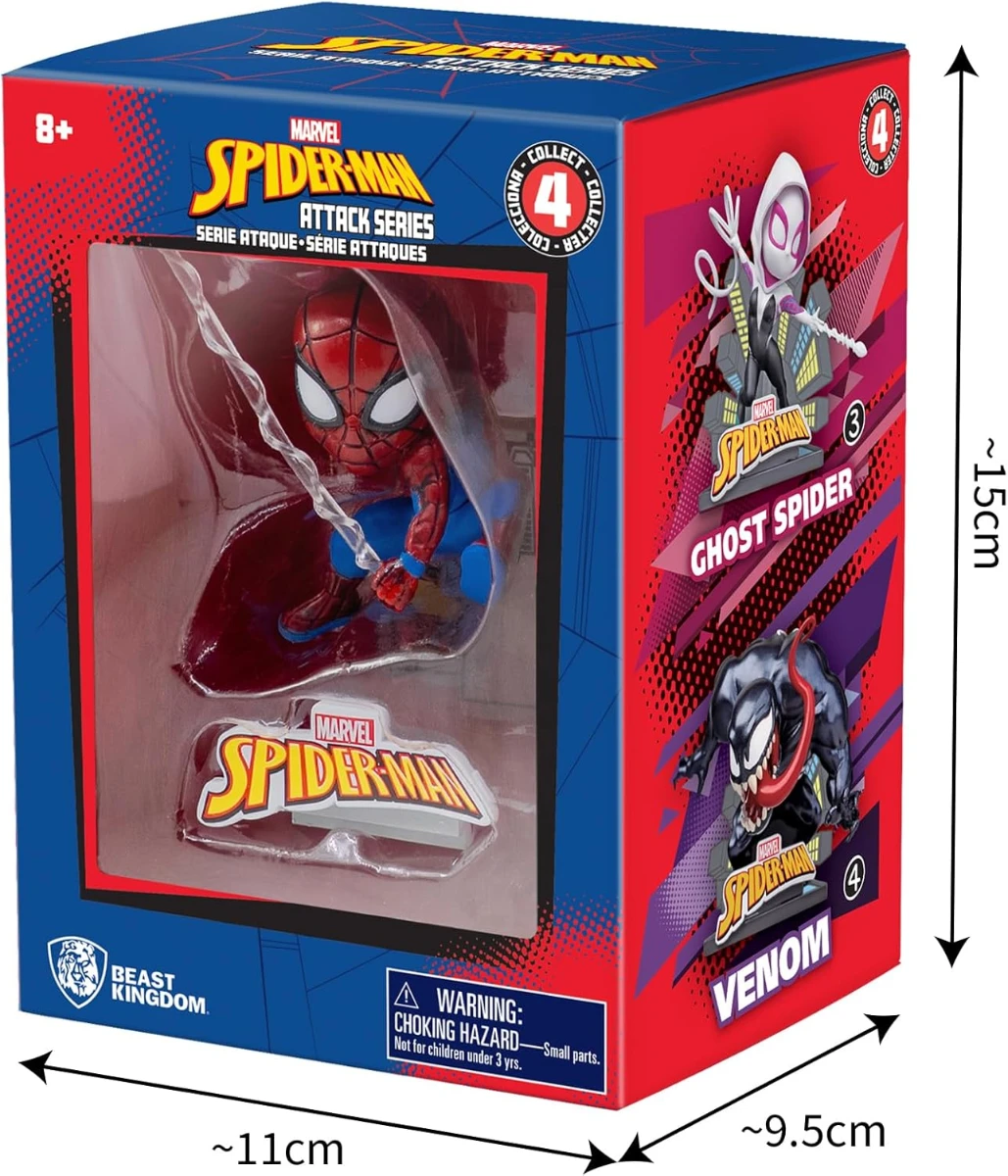 Marvel Spider-Man Attack Series – Spider-Man Koleksiyon Figürü (Beast Kingdom)