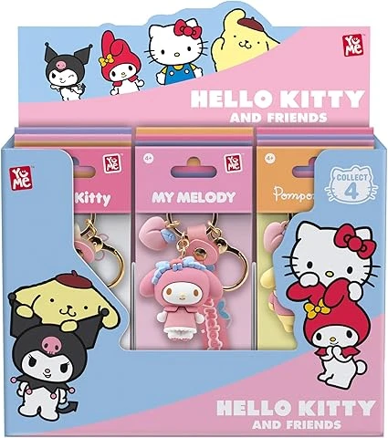 Hello Kitty and Friends Sürpriz Anahtarlık – Blind Pack (4 Farklı Model)