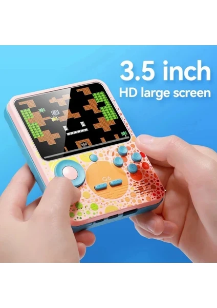 G6 Atari Retro Oyun Konsolu – 500+ Klasik Oyun – 3.0” Renkli Ekran