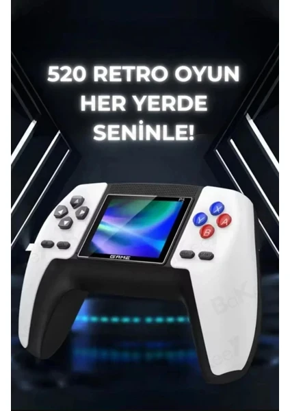 P5 Taşınabilir 520 Oyunlu Kablosuz Retro Oyun Konsolu – Game Stick Atari