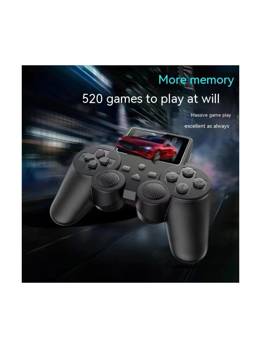 S10 Gamepad Retro Konsol – 520 Oyunlu, TV Bağlantılı, Klasik Atari Eğlence Seti