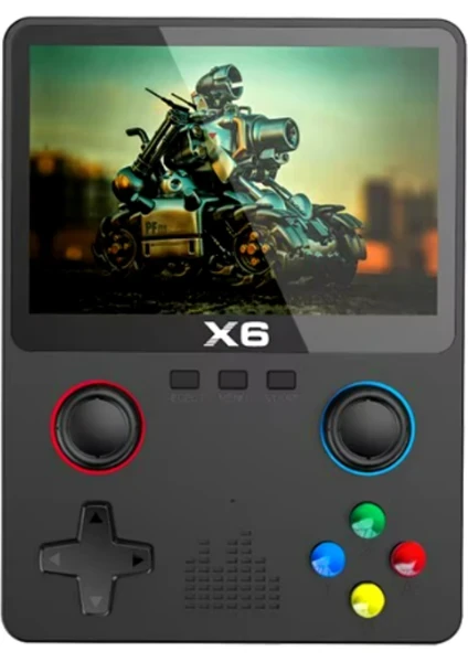 X6 Taşınabilir Retro Oyun Konsolu – 10.000 Yüklü Oyun – HD Game Stick (Siyah)