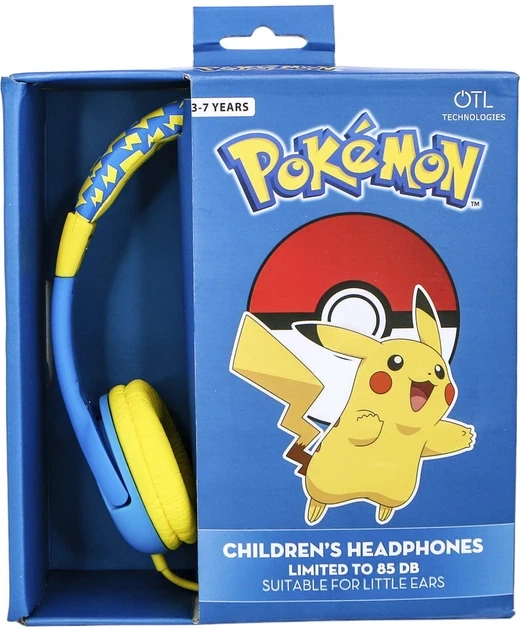 OTL Pokémon Pikachu Sarı Çocuk Kulak Üstü Kulaklık – Lisanslı – 85/95 dB