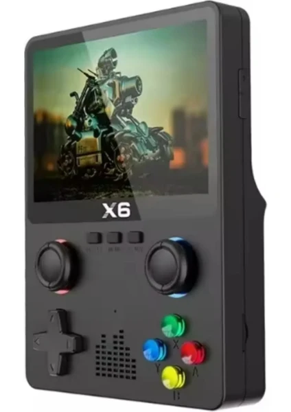 X6 Taşınabilir Retro Oyun Konsolu – 10.000 Yüklü Oyun – HD Game Stick (Siyah)
