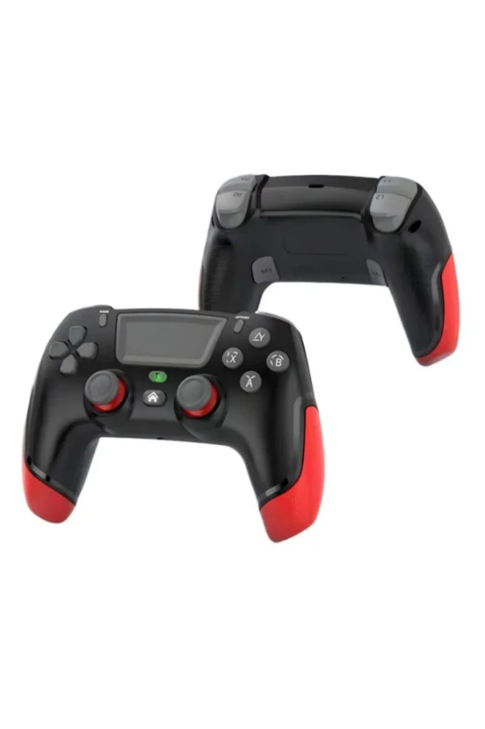 P08 Kablosuz Kırmızı-Siyah Gamepad – PS4 / PC / Android / N.Switch Uyumlu CL-PO8