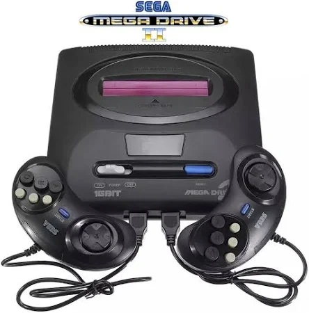 SEGA Mega Drive 2 – 16-Bit Retro Oyun Konsolu, 368 Oyunlu, Çift Kol