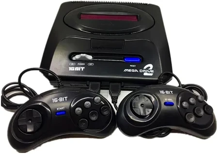 SEGA Mega Drive 2 – 16-Bit Retro Oyun Konsolu, 368 Oyunlu, Çift Kol