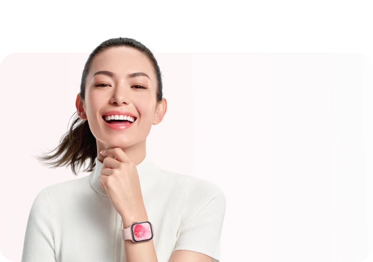 Huawei Watch Fit 3 Akıllı Saat – Pembe – AMOLED Ekran – 10 Gün Pil – Türkiye Garantili