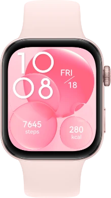 Huawei Watch Fit 3 Akıllı Saat – Pembe – AMOLED Ekran – 10 Gün Pil – Türkiye Garantili