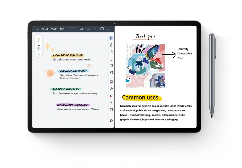 Huawei MatePad SE 11 4GB 128GB 11 İnç Tablet – Gri – 7700 mAh 
