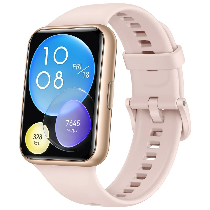 Huawei Watch Fit 2 Akıllı Saat – Pembe – AMOLED Ekran – Bluetooth Arama – Türkiye Garantili