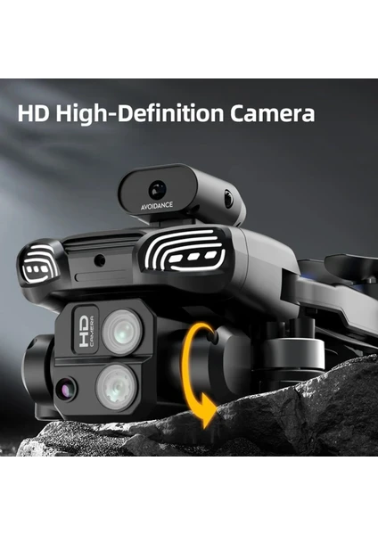 C18S FPV Drone HD Kameralı LED Işıklı Optik Akış Sensörlü – 2 Bataryalı (Yetişkin & Çocuk)