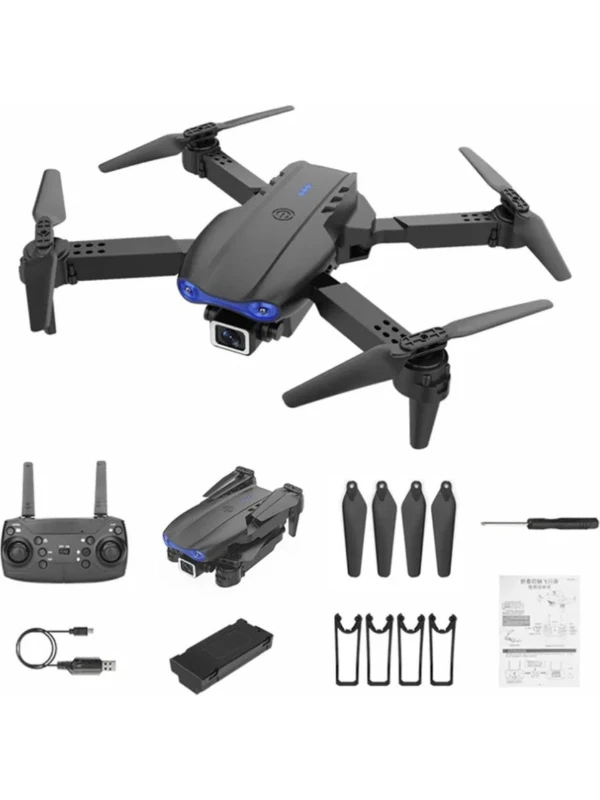 C5 Kameralı Drone WiFi Uygulama Kontrollü Katlanabilir Quadcopter – FPV Destekli