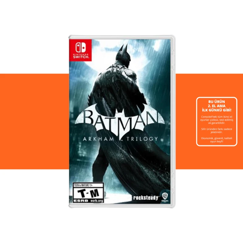 [2.EL] Batman : Arkham Trilogy - Nintendo Switch Oyun
