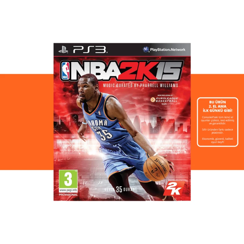 [2.EL] NBA2K15 -PS3 Oyun