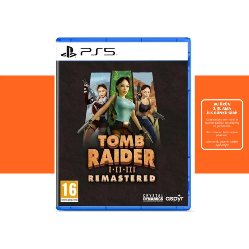 [2.EL] Tomb Raider IV–VI Remastered – PS5 Oyun 