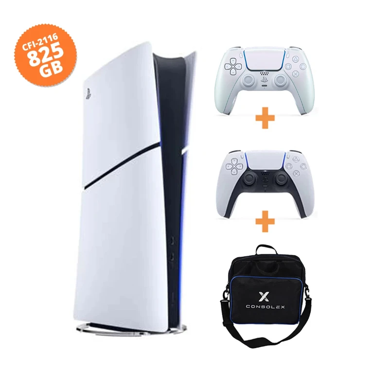 Sony PlayStation 5 Slim Dijital 825GB (CFI-2116) + Chroma Pearl Kol + ConsoleX Çantalı