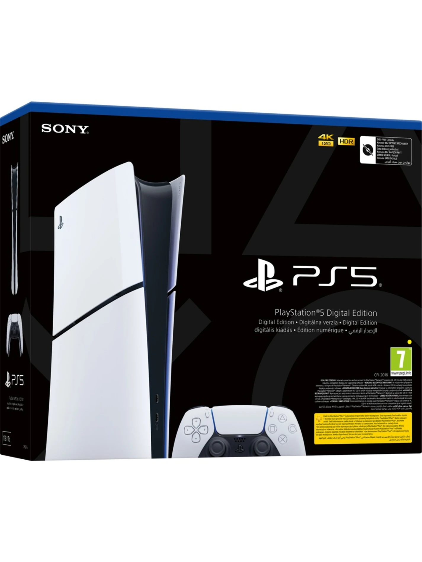 Sony Playstation 5 - CFI 2016 Avrupa - Slim Dijital Versiyon - Tek Kol