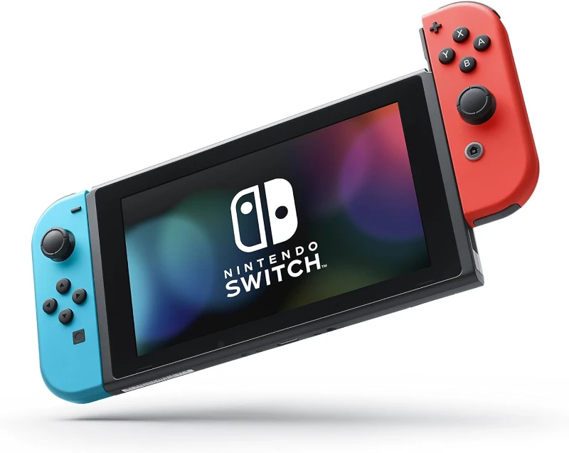 N Switch OLED Kırmızı Mavi Oyun Konsolu ConsoleX Taşıma Çantası Hediyeli