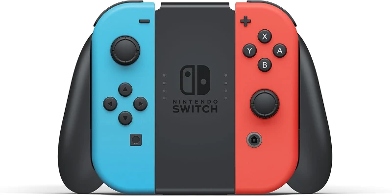 N Switch OLED Kırmızı Mavi Oyun Konsolu ConsoleX Taşıma Çantası Hediyeli