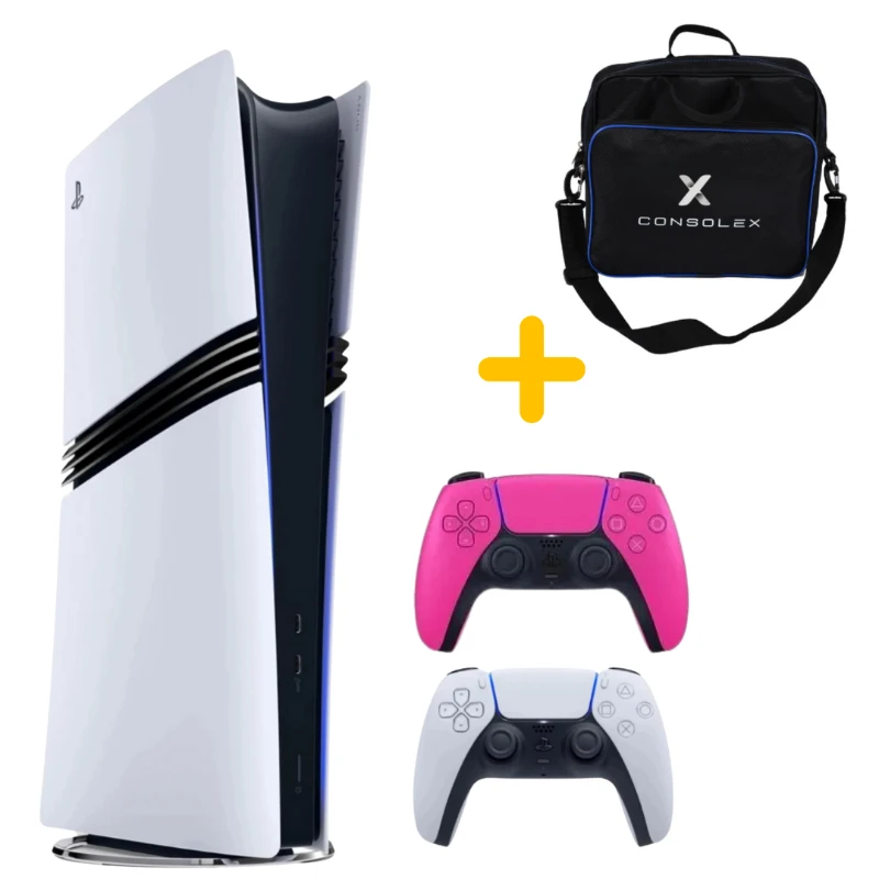 Sony Playstation 5 - Pro 2 TB Oyun Konsolu (CFI-7021 Avrupa) - Çift Kol- (Pembe)