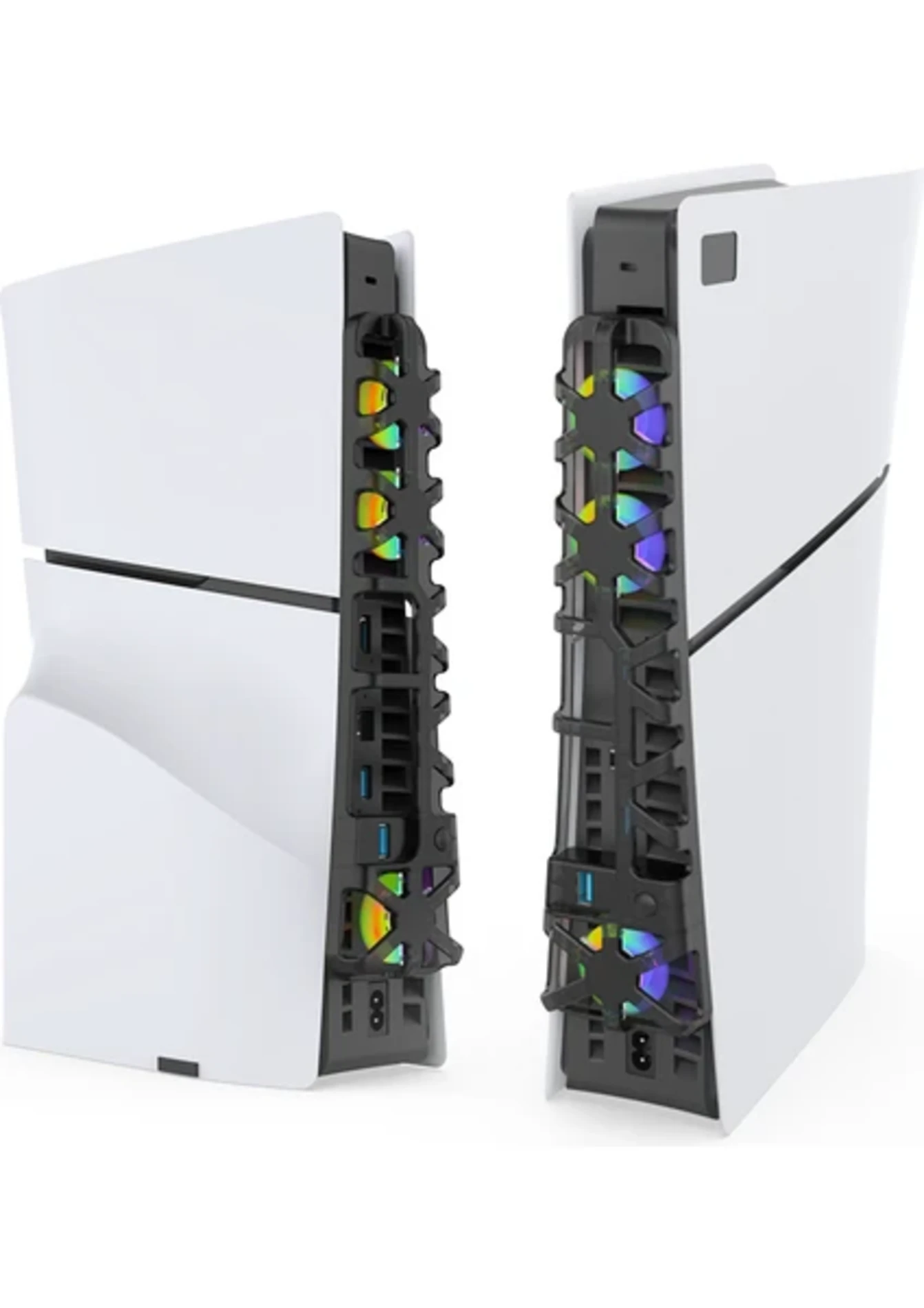 PS5 Slim Kasa Soğutucu Fan RGB Işıklı – DOBE TP5-3538S