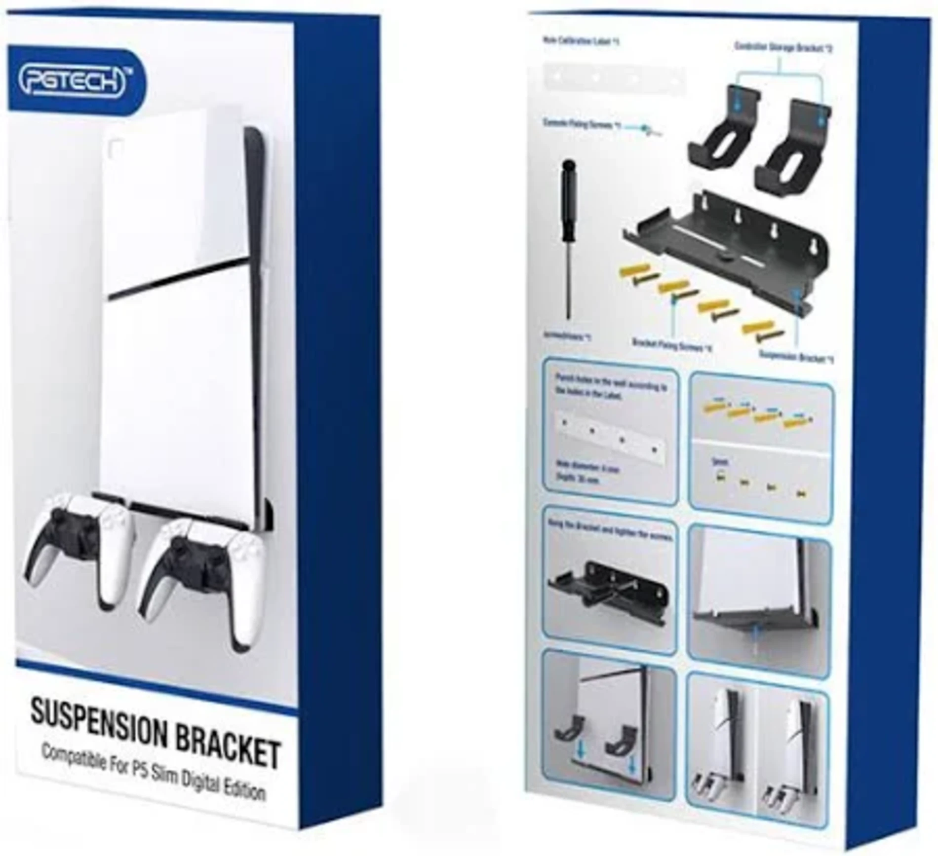 PS5 SLİM / PRO UYUMLU DUVAR ASKI APARATI PGTECH GP-539