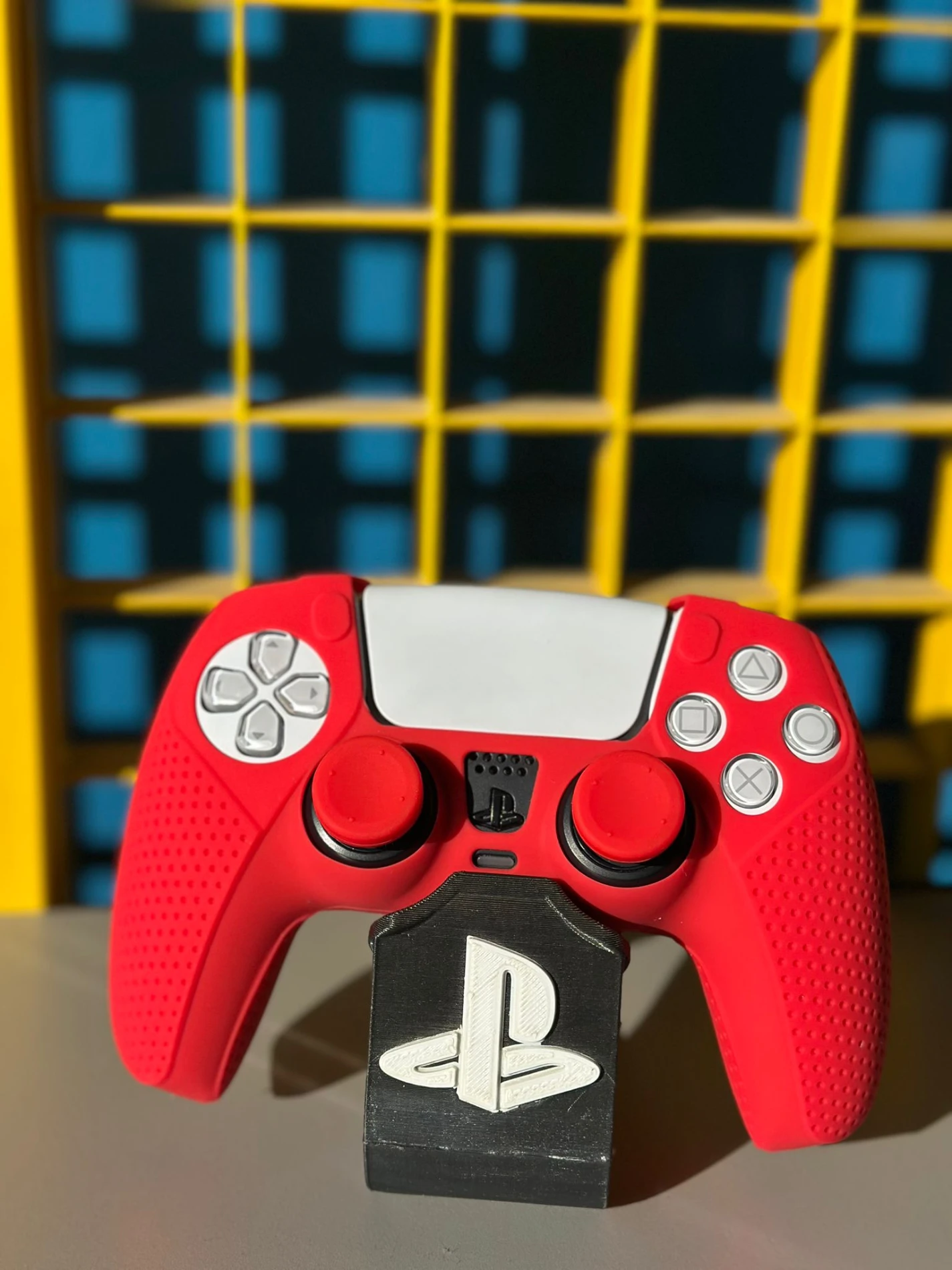 P-5 Silicone Protective Kit – PlayStation 5 DualSense Koruma Seti - Kırmızı