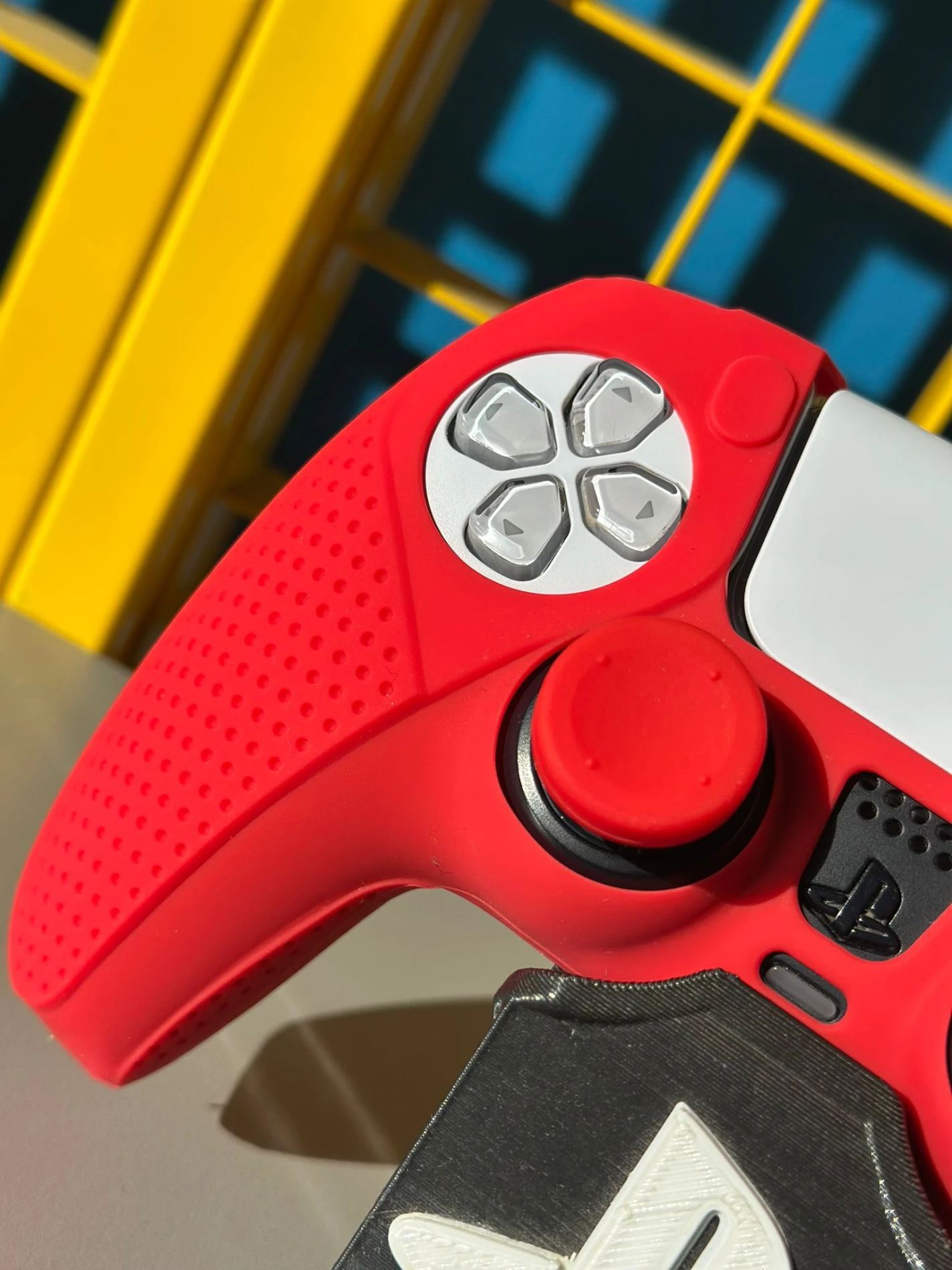 P-5 Silicone Protective Kit – PlayStation 5 DualSense Koruma Seti - Kırmızı