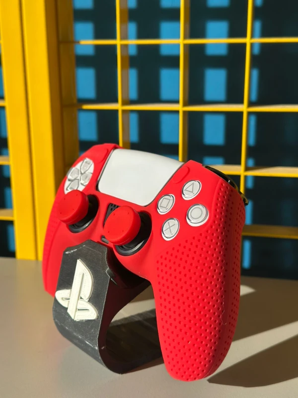 P-5 Silicone Protective Kit – PlayStation 5 DualSense Koruma Seti - Kırmızı