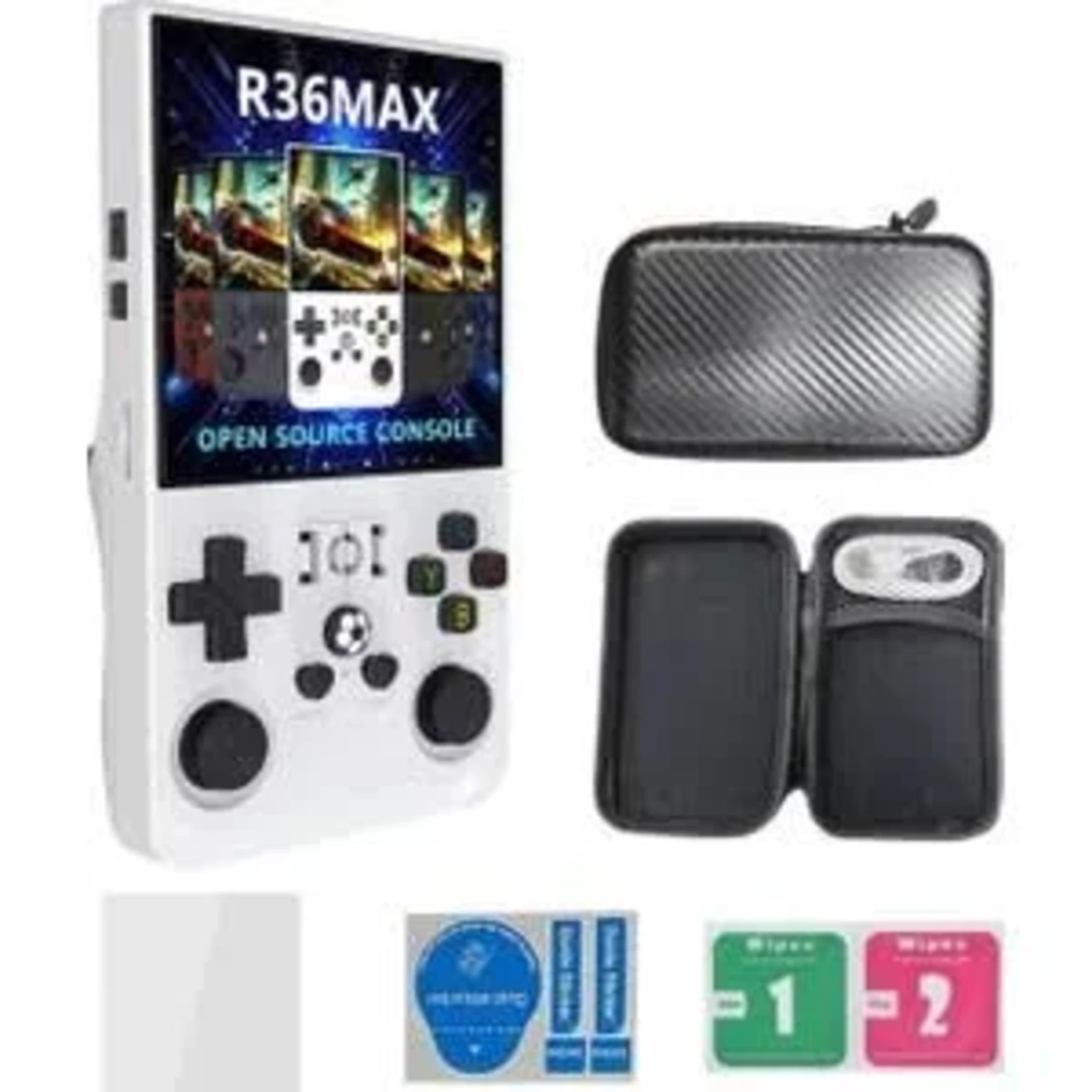 R36 Max Retro Oyun Konsolu + Taşıma Çantası