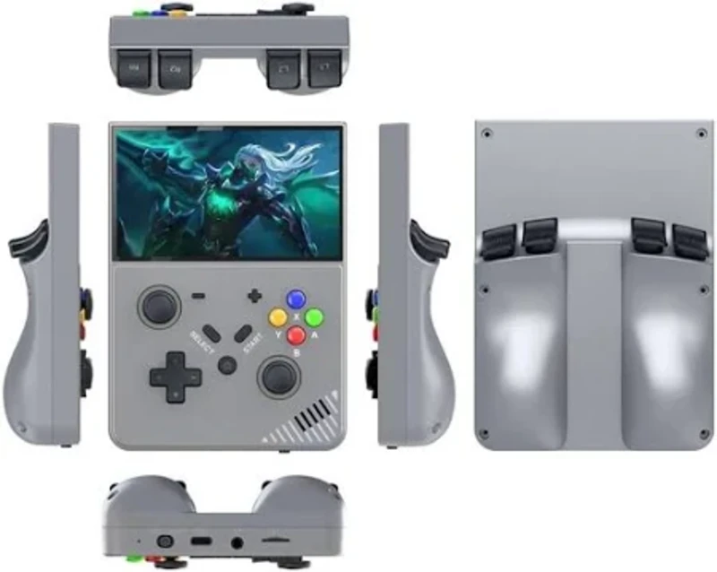 R43 Pro Retro Oyun Konsolu – Krem Renkli Şık Tasarım – 4.3″ IPS Ekran – 20.000+ Oyun