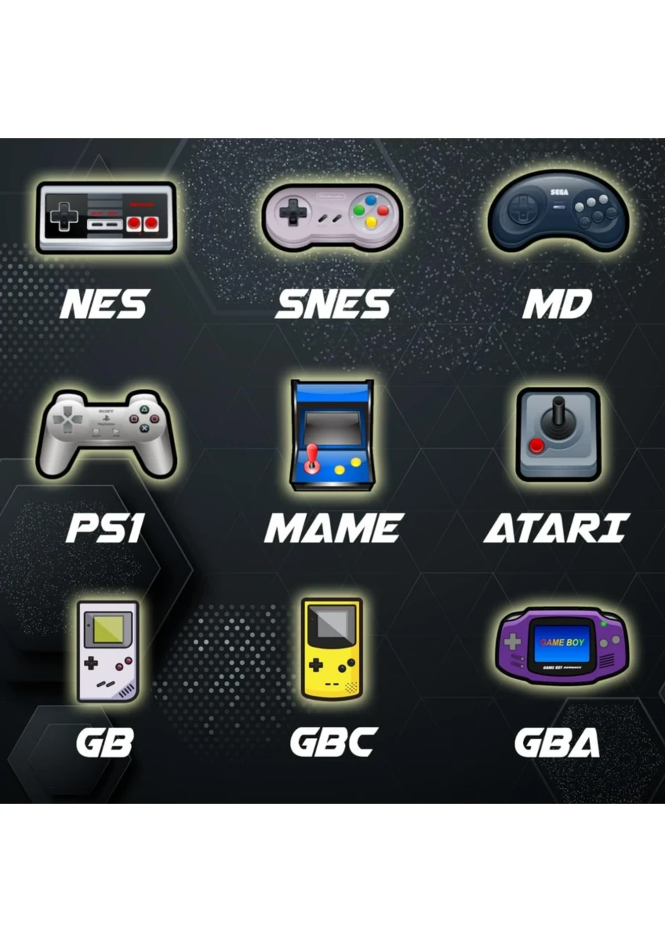 A16 Retro Oyun Konsolu – 64 GB Hafıza, 15.000+ Yüklü Oyun, Çift Joystick